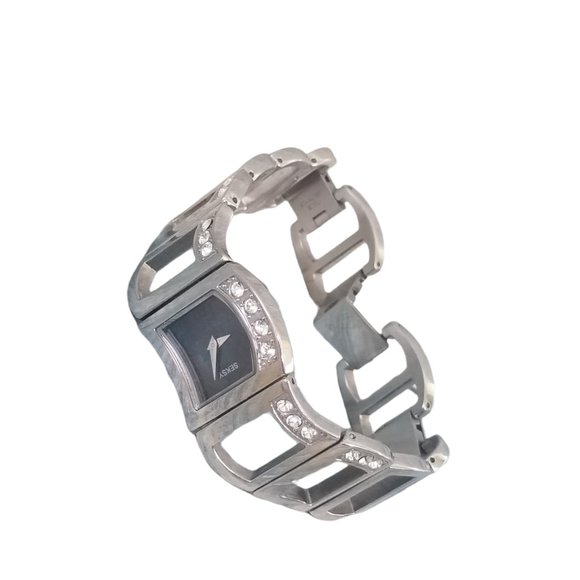 Seksy Sekonda Watch Women Swarovski Crystal & Black Mother Of Pearl Face N2 - Picture 7 of 8